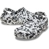 Crocs Unisex Adult Classic Marbled Tie-dye Clogs | Casual Shoes(Black/White Confetti)