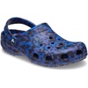 Crocs Unisex Adult Classic Marbled Tie-dye Clogs | Casual Shoes(Blue Bolt/Multi Confetti)