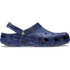 Crocs Unisex Adult Classic Marbled Tie-dye Clogs | Casual Shoes(Blue Bolt/Multi Confetti)