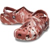 Crocs Unisex Adult Classic Marbled Tie-dye Clogs | Casual Shoes(Dark Clay/Multi)
