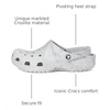 Crocs Unisex Adult Classic Marbled Tie-dye Clogs | Casual Shoes(Grey Swirl)