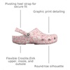 Crocs Unisex Adult Classic Marbled Tie-dye Clogs | Casual Shoes(Pink Milk/Multi Confetti)