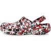 Crocs Unisex Adult Classic Marbled Tie-dye Clogs | Casual Shoes(Red/Multi Confetti)
