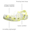 Crocs Unisex Adult Classic Marbled Tie-dye Clogs | Casual Shoes(White/Microchip)