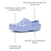 Crocs Unisex Adult Floral Classic Clogs(Blue Haze)