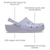 Crocs Unisex Adult Floral Classic Clogs(Purple)
