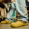 Crocs Unisex-Adult Classic Crafted Canvas & Suede Clogs(Aloe)