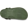 Crocs Unisex-Adult Classic Crafted Canvas & Suede Clogs(Army Green Suede)