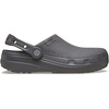 Crocs Unisex-Adult Classic Crafted Canvas & Suede Clogs(Black Sand)