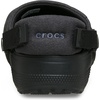 Crocs Unisex-Adult Classic Crafted Canvas & Suede Clogs(Black Suede)