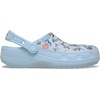 Crocs Unisex-Adult Classic Crafted Canvas & Suede Clogs(Blue Frost)