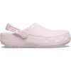 Crocs Unisex-Adult Classic Crafted Canvas & Suede Clogs(Floral Cotton Candy)