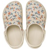 Crocs Unisex-Adult Classic Crafted Canvas & Suede Clogs(Floral Frappé)