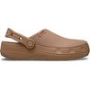 Crocs Unisex-Adult Classic Crafted Canvas & Suede Clogs(Milk Chocolate)