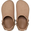Crocs Unisex-Adult Classic Crafted Canvas & Suede Clogs(Milk Chocolate Suede)