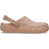 Crocs Unisex-Adult Classic Crafted Canvas & Suede Clogs(Pink Caramel)