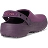 Crocs Unisex-Adult Classic Crafted Canvas & Suede Clogs(Plush Plum Velvet)