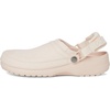 Crocs Unisex-Adult Classic Crafted Canvas & Suede Clogs(Quartz Suede)