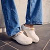 Crocs Unisex-Adult Classic Crafted Canvas & Suede Clogs(Stucco)
