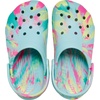 Crocs Unisex-Child Classic Watercolor Marbled Clog(Aquamarine/Multi)