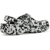 Crocs Unisex-Child Classic Watercolor Marbled Clog(Black/White Confetti)