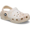 Crocs Unisex-Child Classic Watercolor Marbled Clog(Bone Swirl)