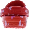 Crocs Unisex-Child Classic Watercolor Marbled Clog(Cherry Red)