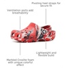 Crocs Unisex-Child Classic Watercolor Marbled Clog(Flame/Multi)