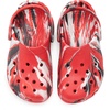 Crocs Unisex-Child Classic Watercolor Marbled Clog(Flame/Multi)