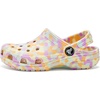 Crocs Unisex-Child Classic Watercolor Marbled Clog(Multi Glow Confetti)