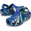 Crocs Unisex-Child Classic Watercolor Marbled Clog(Navy/Turbo Teal)
