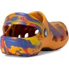 Crocs Unisex-Child Classic Watercolor Marbled Clog(Orange Zing/Multi)
