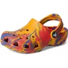 Crocs Unisex-Child Classic Watercolor Marbled Clog(Orange Zing/Multi)
