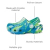 Crocs Unisex-Child Classic Watercolor Marbled Clog(Prep Blue/Multi Glow in the Dark)