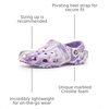 Crocs Unisex-Child Classic Watercolor Marbled Clog(Purple/Multi Glow)