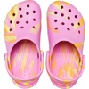 Crocs Unisex-Child Classic Watercolor Marbled Clog(Taffy Pink/Multi)