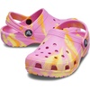 Crocs Unisex-Child Classic Watercolor Marbled Clog(Taffy Pink/Multi)
