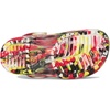 Crocs Unisex-Child Classic Watercolor Marbled Clog(Varsity Red/Multi)