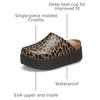 Crocs Women’s Dylan Platform Clog(Sepia/Leopard)