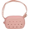 Crocs Classic Belt Waist Bag, Customizable Fanny Pack, Personalize with Jibbitz Charms, Powder Pink, One Size(Powder Pink)