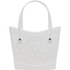 Crocs Classic Medium Tote Bag | Durable | Washable | Waterproof(White)