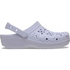Crocs Unisex Adult Floral Classic Clogs(Purple)