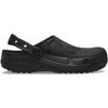 Crocs Unisex-Adult Classic Crafted Canvas & Suede Clogs(Black Velvet)