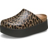 Crocs Women’s Dylan Platform Clog(Sepia/Leopard)