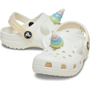 Crocs Kids Classic I Am Clogs(Chalk/Unicorn)