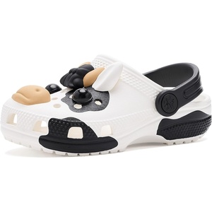 Crocs Kids Classic I Am Clogs(White/Cow)