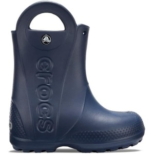 Crocs Kids’ Handle It Rain Boots | Waterproof Slip On Shoes | Kids’ Rain Boots(Navy)