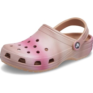 Crocs Unisex Adult Classic Marbled Tie-dye Clogs | Casual Shoes(Cork/Multicolor Dip)