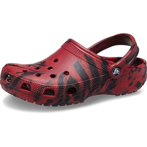 Crocs Unisex Adult Classic Marbled Tie-dye Clogs | Casual Shoes(Pepper/Black)