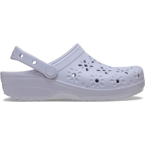 Crocs Unisex Adult Floral Classic Clogs(Purple)